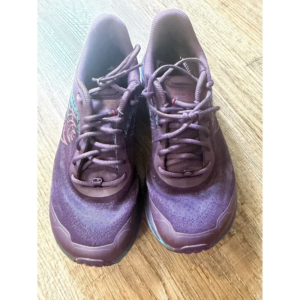 Topo Athletic MTN Racer 2 Trail Running Shoes Purple Teal Vibram Womens 9.5